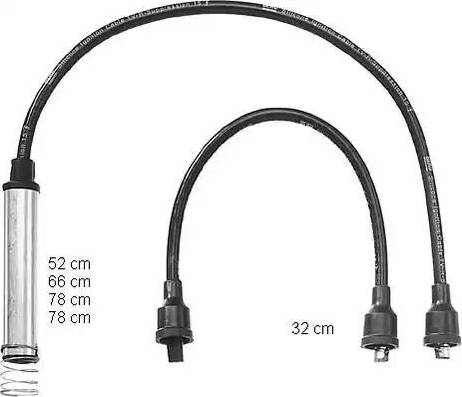 BorgWarner (BERU) ZEF1093 - Комплект запалителеи кабели vvparts.bg