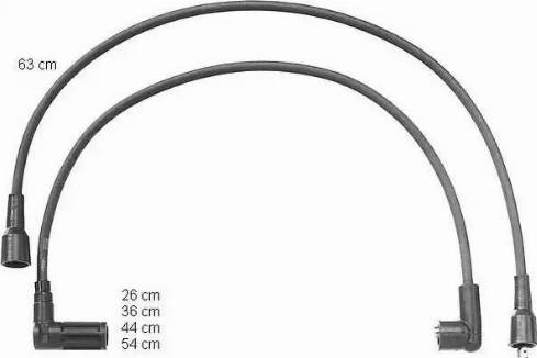 BorgWarner (BERU) ZEF1047 - Комплект запалителеи кабели vvparts.bg