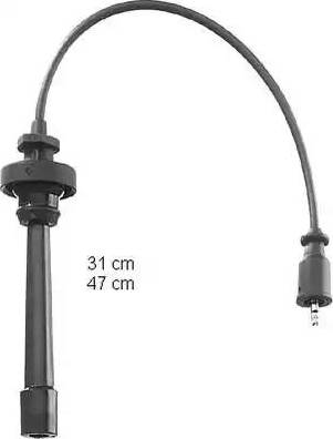 BorgWarner (BERU) ZEF1082 - Комплект запалителеи кабели vvparts.bg