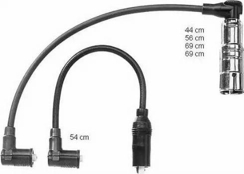 BorgWarner (BERU) ZEF1033 - Комплект запалителеи кабели vvparts.bg