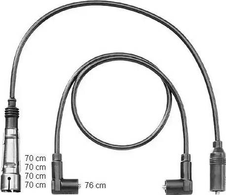 BorgWarner (BERU) ZEF1198 - Комплект запалителеи кабели vvparts.bg