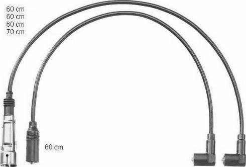 BorgWarner (BERU) ZEF1149 - Комплект запалителеи кабели vvparts.bg