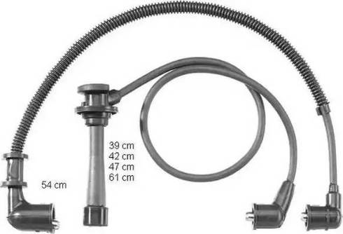 BorgWarner (BERU) ZEF1143 - Комплект запалителеи кабели vvparts.bg