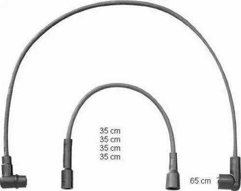 BorgWarner (BERU) ZEF1395 - Комплект запалителеи кабели vvparts.bg