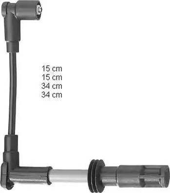 BorgWarner (BERU) ZEF1348 - Комплект запалителеи кабели vvparts.bg