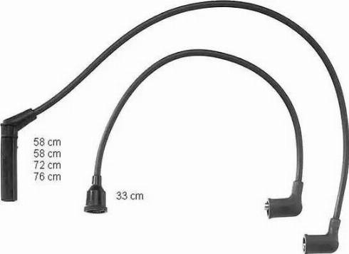 BorgWarner (BERU) ZEF849 - Комплект запалителеи кабели vvparts.bg