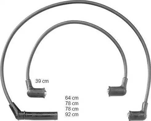 BorgWarner (BERU) ZEF881 - Комплект запалителеи кабели vvparts.bg