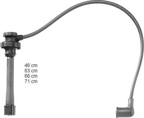 BorgWarner (BERU) ZEF887 - Комплект запалителеи кабели vvparts.bg