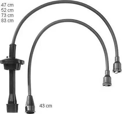 BorgWarner (BERU) ZEF828 - Комплект запалителеи кабели vvparts.bg