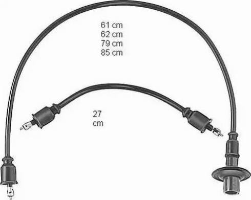 BorgWarner (BERU) ZEF303 - Комплект запалителеи кабели vvparts.bg