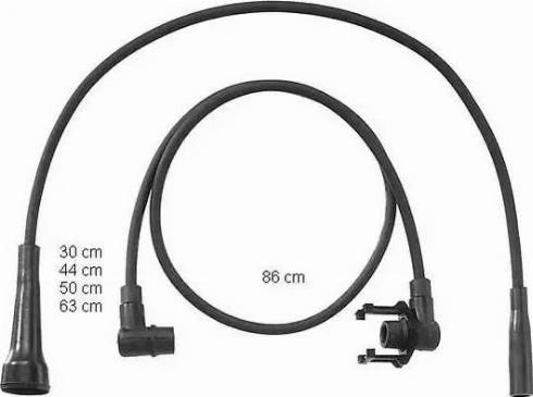 BorgWarner (BERU) ZEF799 - Комплект запалителеи кабели vvparts.bg