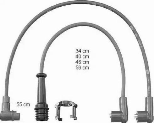 BorgWarner (BERU) ZEF798 - Комплект запалителеи кабели vvparts.bg