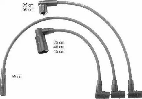 BorgWarner (BERU) ZEF732 - Комплект запалителеи кабели vvparts.bg
