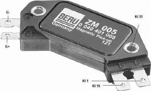 BorgWarner (BERU) ZM005 - Включващо устройство (комутатор), запалителна система vvparts.bg