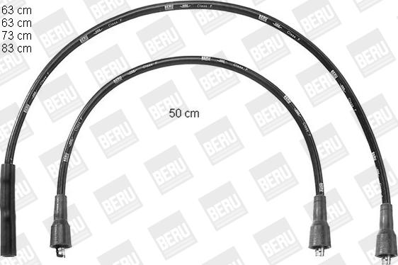 BERU by DRiV PRO811 - Комплект запалителеи кабели vvparts.bg