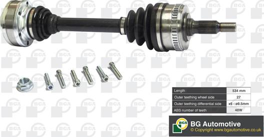 BGA DS5613 - Полуоска vvparts.bg