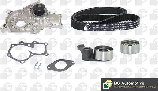 BGA TB9100CPK-1 - Водна помпа+ к-кт ангренажен ремък vvparts.bg