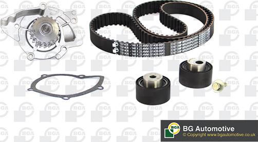 BGA TB6704CPK - Водна помпа+ к-кт ангренажен ремък vvparts.bg