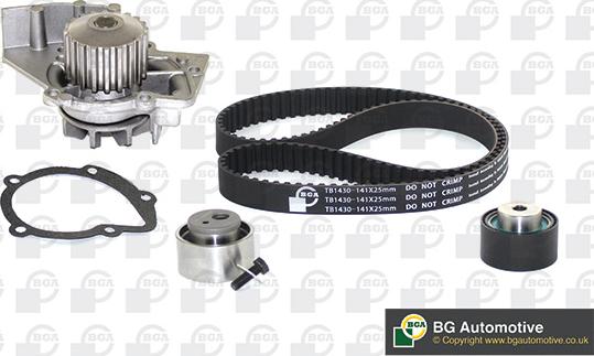 BGA TB1430CPK - Водна помпа+ к-кт ангренажен ремък vvparts.bg