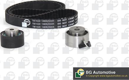 BGA TB1420K - Комплект ангренажен ремък vvparts.bg