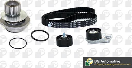 BGA TB1600CPK-1 - Водна помпа+ к-кт ангренажен ремък vvparts.bg