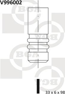 BGA V996002 - Всмукателен клапан vvparts.bg