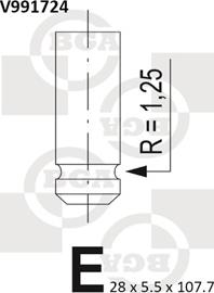 BGA V991724 - Изпускателен клапан vvparts.bg