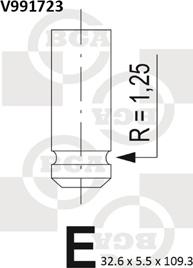BGA V991723 - Всмукателен клапан vvparts.bg