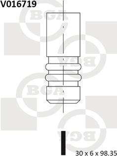 BGA V016719 - Изпускателен клапан vvparts.bg