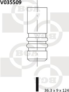BGA V035509 - Изпускателен клапан vvparts.bg