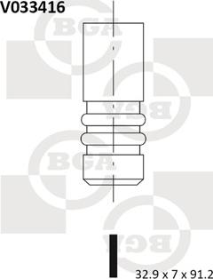 BGA V033416 - Изпускателен клапан vvparts.bg