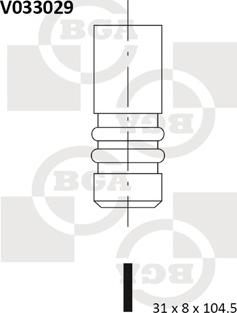 BGA V033029 - Изпускателен клапан vvparts.bg