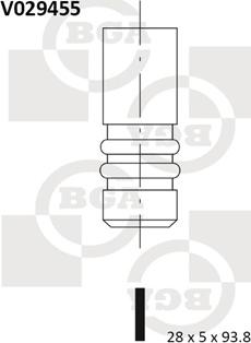 BGA V029455 - Всмукателен клапан vvparts.bg