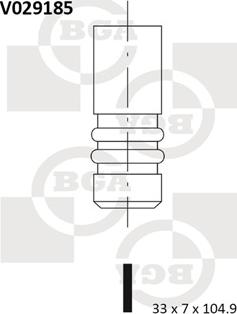 BGA V029185 - Всмукателен клапан vvparts.bg