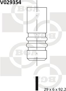 BGA V029354 - Изпускателен клапан vvparts.bg