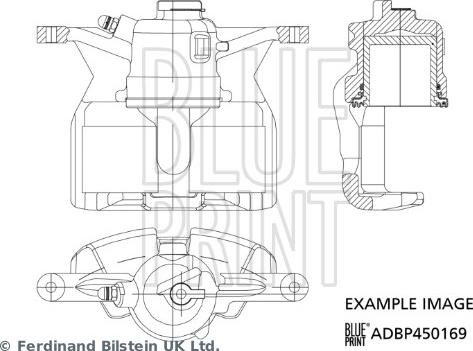 Blue Print ADBP450169 - Спирачен апарат vvparts.bg