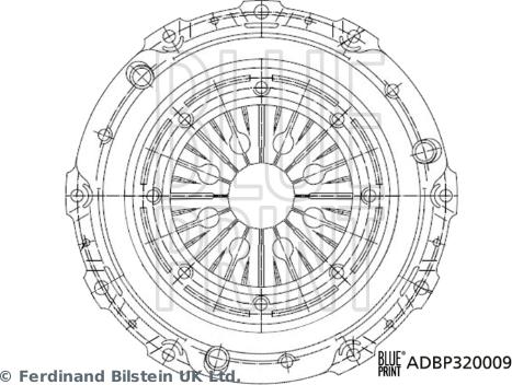 Blue Print ADBP320009 - Притискателен диск vvparts.bg