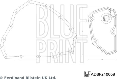 Blue Print ADBP210068 - Хидравличен филтър, автоматична предавателна кутия vvparts.bg