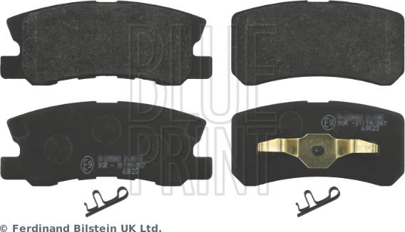 Blue Print ADC44259 - Комплект спирачно феродо, дискови спирачки vvparts.bg