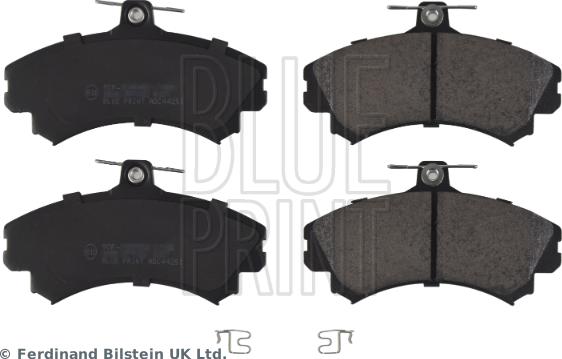 Blue Print ADC44251 - Комплект спирачно феродо, дискови спирачки vvparts.bg