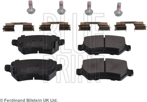 Blue Print ADG042116 - Комплект спирачно феродо, дискови спирачки vvparts.bg