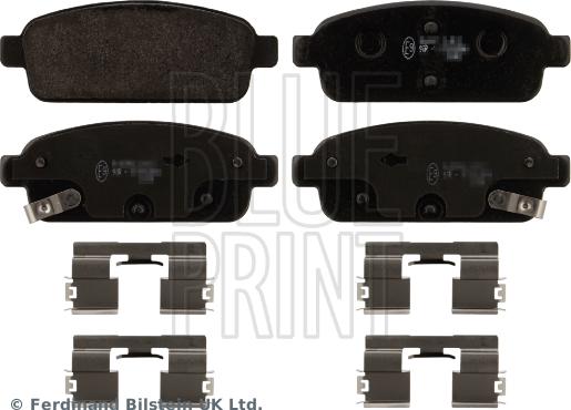 Blue Print ADG042123 - Комплект спирачно феродо, дискови спирачки vvparts.bg