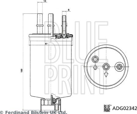 Blue Print ADG02342 - Горивен филтър vvparts.bg