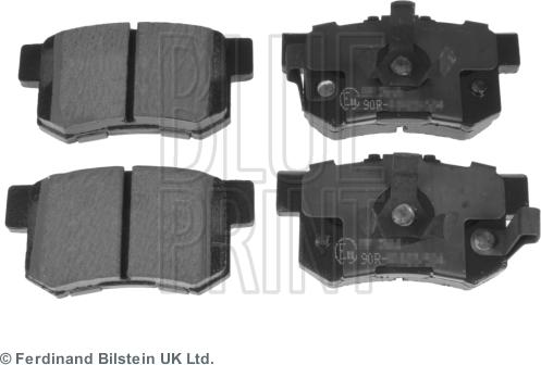 Blue Print ADH24280 - Комплект спирачно феродо, дискови спирачки vvparts.bg