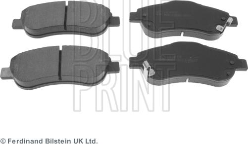 Blue Print ADH24275 - Комплект спирачно феродо, дискови спирачки vvparts.bg