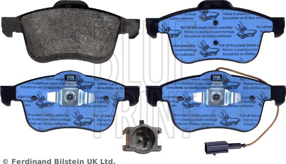 Blue Print ADL144215 - Комплект спирачно феродо, дискови спирачки vvparts.bg