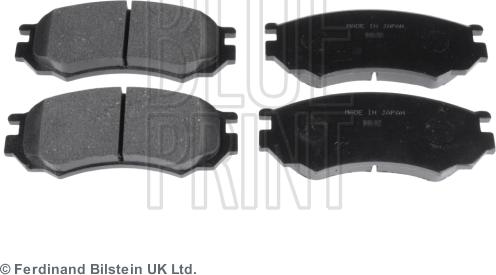 Blue Print ADN14243 - Комплект спирачно феродо, дискови спирачки vvparts.bg