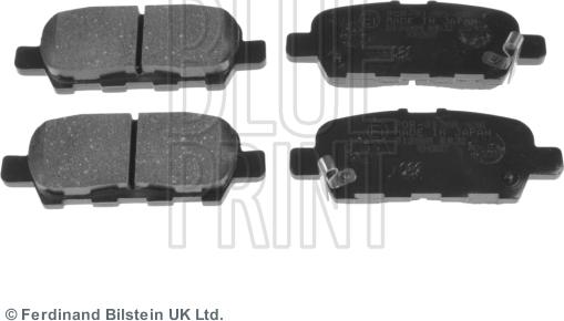 Blue Print ADN142152 - Комплект спирачно феродо, дискови спирачки vvparts.bg