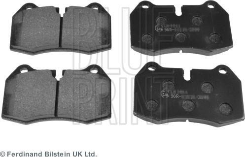 Blue Print ADN142124 - Комплект спирачно феродо, дискови спирачки vvparts.bg