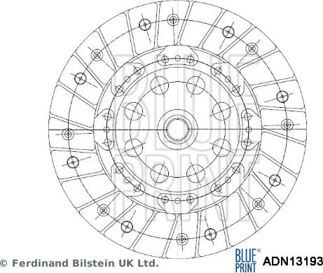 Blue Print ADN13193 - Диск на съединителя vvparts.bg